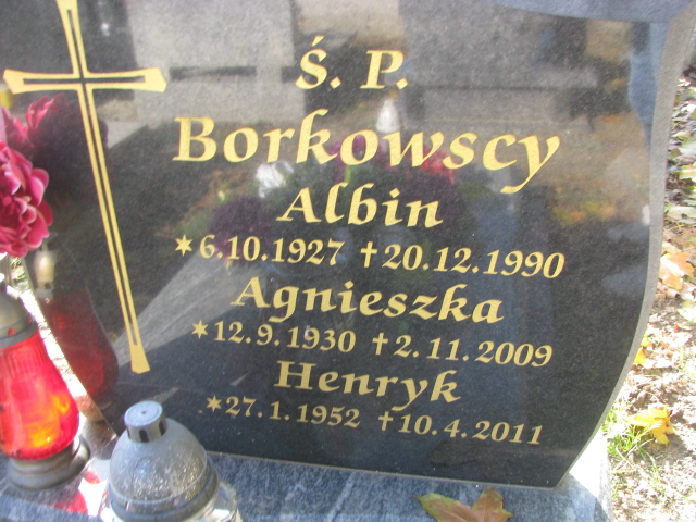 Agnieszka Borkowska 1930 Tczew - Grobonet - Wyszukiwarka osób pochowanych