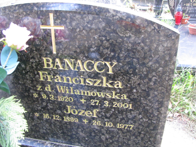 Józef BANACKI  1899 Tczew - Grobonet - Wyszukiwarka osób pochowanych