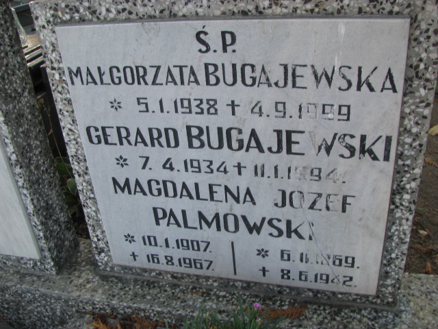 Józef PALMOWSKI  1869 Tczew - Grobonet - Wyszukiwarka osób pochowanych