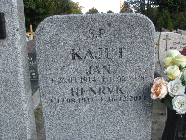 Henryk Kajut 1944 Tczew - Grobonet - Wyszukiwarka osób pochowanych