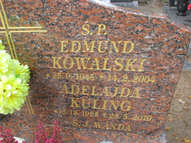 Adelajda Kulig 1925 Tczew - Grobonet - Wyszukiwarka osób pochowanych