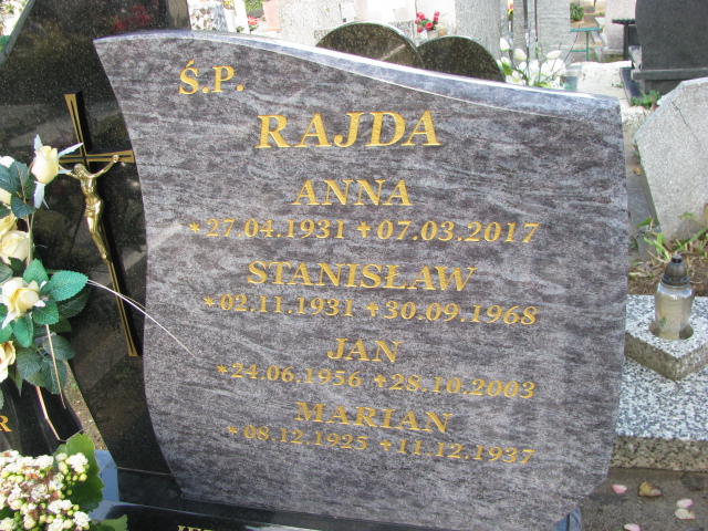 Marian RAJDA  1925 Tczew - Grobonet - Wyszukiwarka osób pochowanych