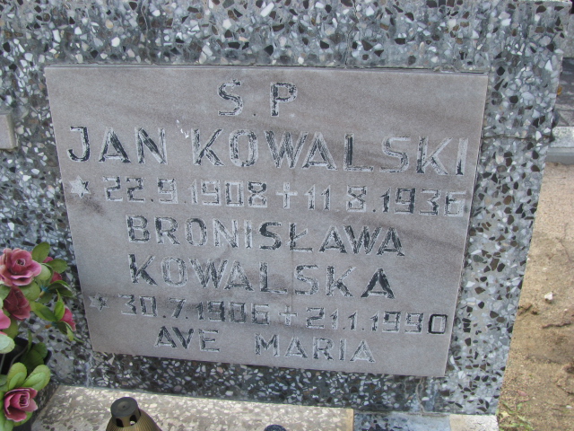 Jan KOWALSKI  1908 Tczew - Grobonet - Wyszukiwarka osób pochowanych