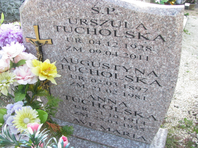 Anna TUCHOLSKA  1914 Tczew - Grobonet - Wyszukiwarka osób pochowanych