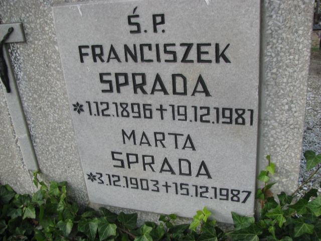 Marta SPRADA  1903 Tczew - Grobonet - Wyszukiwarka osób pochowanych