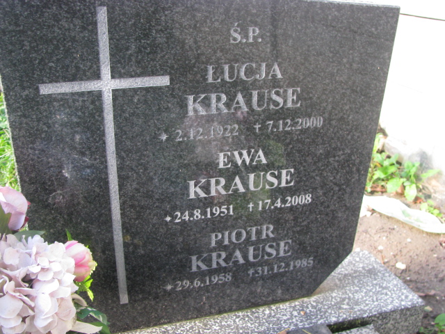 Jerzy Krause 1949 Tczew - Grobonet - Wyszukiwarka osób pochowanych