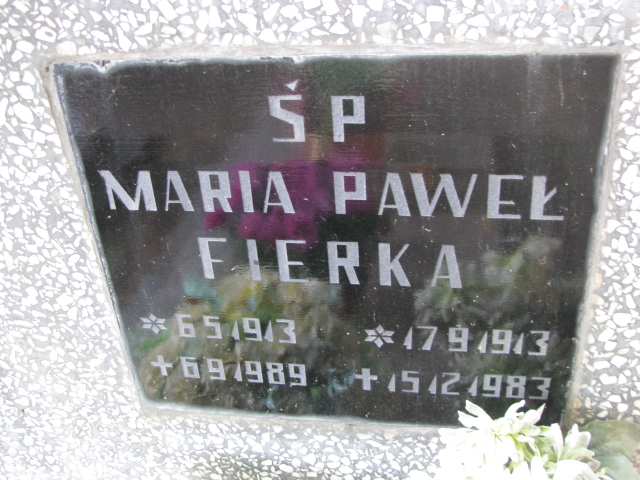 Paweł FIERKA  1913 Tczew - Grobonet - Wyszukiwarka osób pochowanych