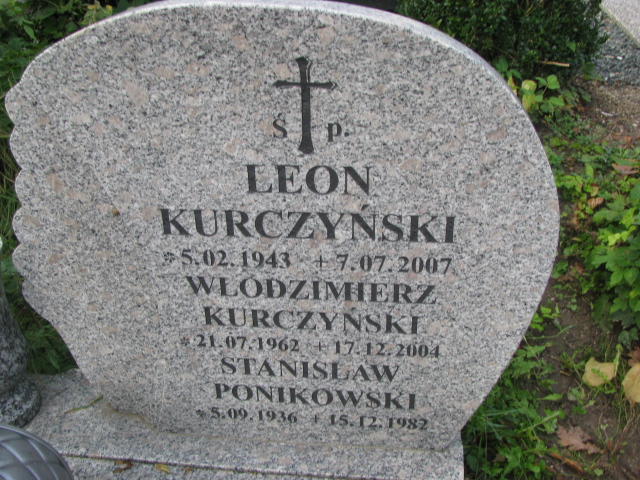 Stanisław PONIKOWSKI  1936 Tczew - Grobonet - Wyszukiwarka osób pochowanych