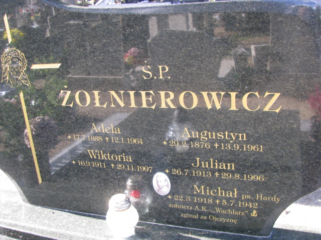 Michał ŻOŁNIEROWICZ  1918 Tczew - Grobonet - Wyszukiwarka osób pochowanych