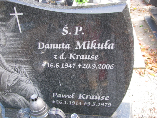 Paweł KRAUSE  1914 Tczew - Grobonet - Wyszukiwarka osób pochowanych