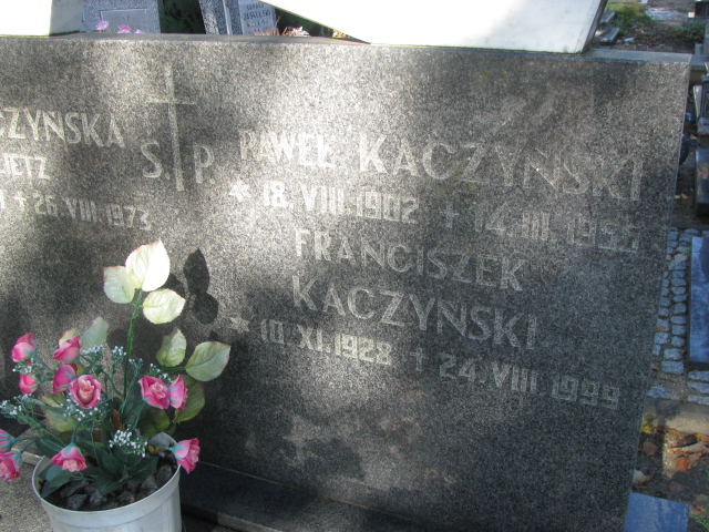 Paweł KACZYŃSKI  1902 Tczew - Grobonet - Wyszukiwarka osób pochowanych