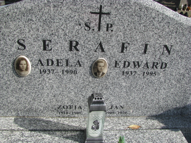 Adela SERAFIN  1936 Tczew - Grobonet - Wyszukiwarka osób pochowanych