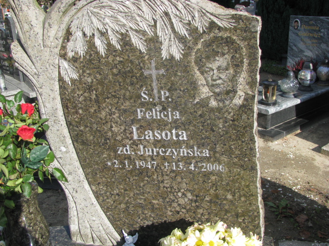 Felicja Maria LASOTA  1947 Tczew - Grobonet - Wyszukiwarka osób pochowanych
