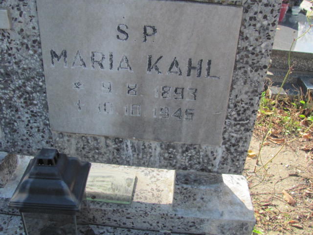 Maria KAHL  1893 Tczew - Grobonet - Wyszukiwarka osób pochowanych