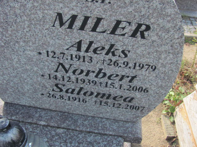 Salomea MILER  1916 Tczew - Grobonet - Wyszukiwarka osób pochowanych