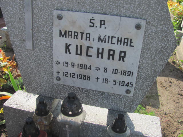 Michał KUCHAR  1891 Tczew - Grobonet - Wyszukiwarka osób pochowanych