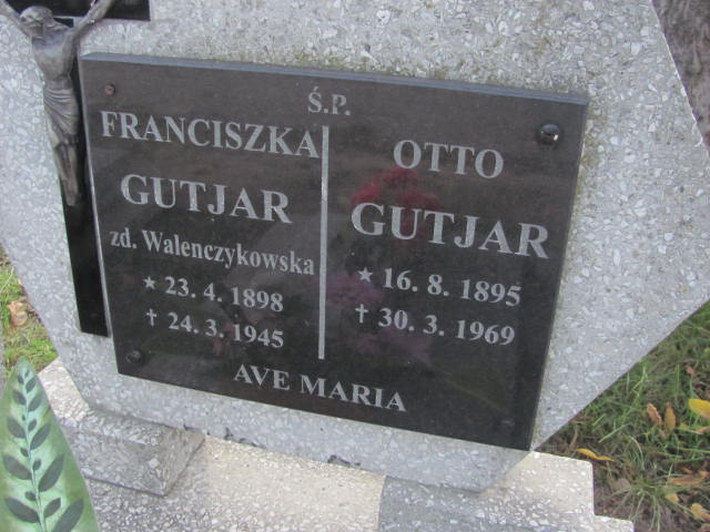 Franciszka GUJTAR  1898 Tczew - Grobonet - Wyszukiwarka osób pochowanych