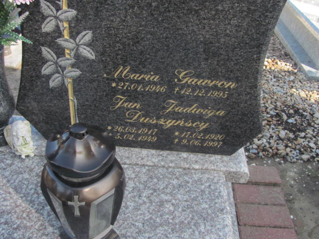 Maria Gawron 1946 Tczew - Grobonet - Wyszukiwarka osób pochowanych