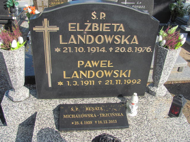 Renata Michałowska Trzcińska  1939 Tczew - Grobonet - Wyszukiwarka osób pochowanych