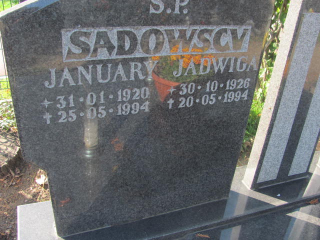 January Sadowski 1920 Tczew - Grobonet - Wyszukiwarka osób pochowanych