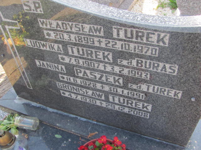 Janina PASZEK  1928 Tczew - Grobonet - Wyszukiwarka osób pochowanych