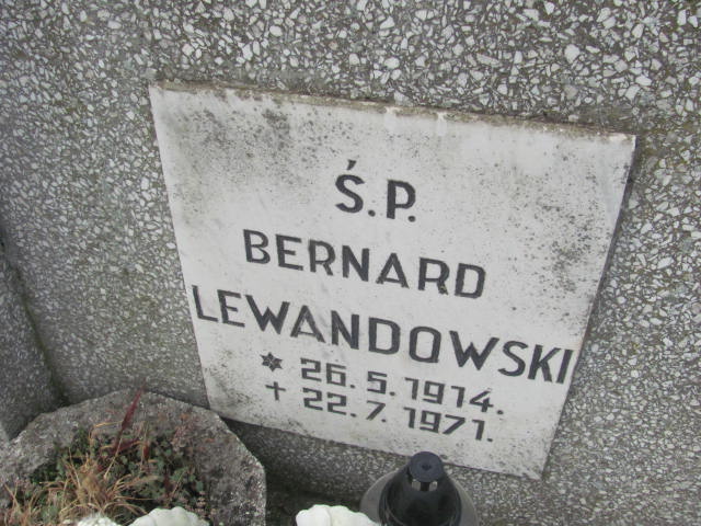 Bernard LEWANDOWSKI  1914 Tczew - Grobonet - Wyszukiwarka osób pochowanych