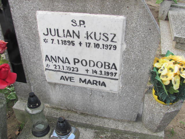 Anna Podoba 1923 Tczew - Grobonet - Wyszukiwarka osób pochowanych