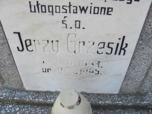 Jerzy GRZESIK  1943 Tczew - Grobonet - Wyszukiwarka osób pochowanych
