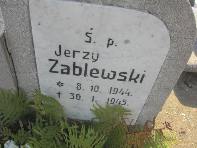 Jerzy ZABLEWSKI  1944 Tczew - Grobonet - Wyszukiwarka osób pochowanych