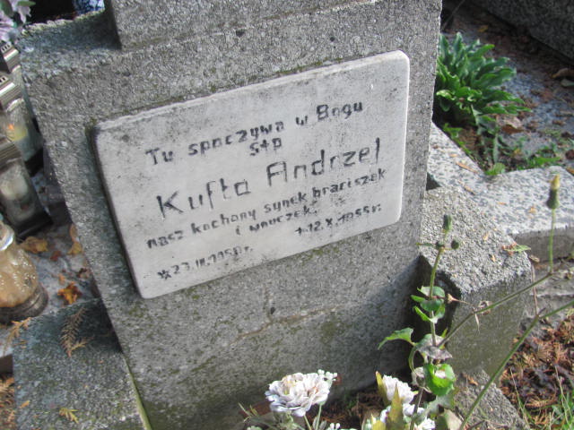 Andrzej KUFTA  1955 Tczew - Grobonet - Wyszukiwarka osób pochowanych