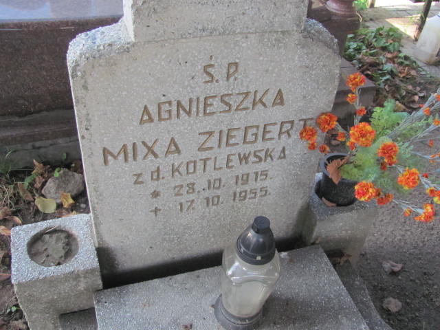 Agnieszka Mixa Ziegert 1915 Tczew - Grobonet - Wyszukiwarka osób pochowanych