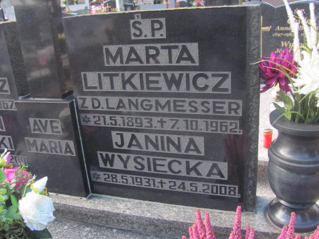 Witold Wysiecki 1959 Tczew - Grobonet - Wyszukiwarka osób pochowanych