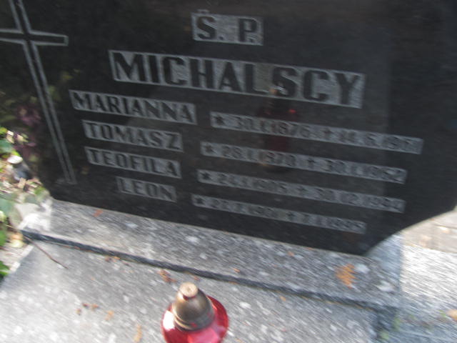 Tomasz MICHALSKI  1870 Tczew - Grobonet - Wyszukiwarka osób pochowanych