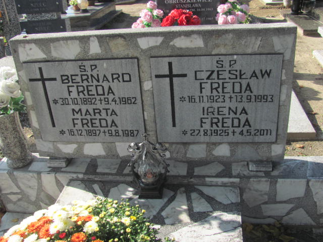 Marta FREDA  1897 Tczew - Grobonet - Wyszukiwarka osób pochowanych