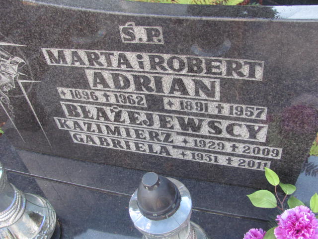 Marta ADRIAN  1895 Tczew - Grobonet - Wyszukiwarka osób pochowanych