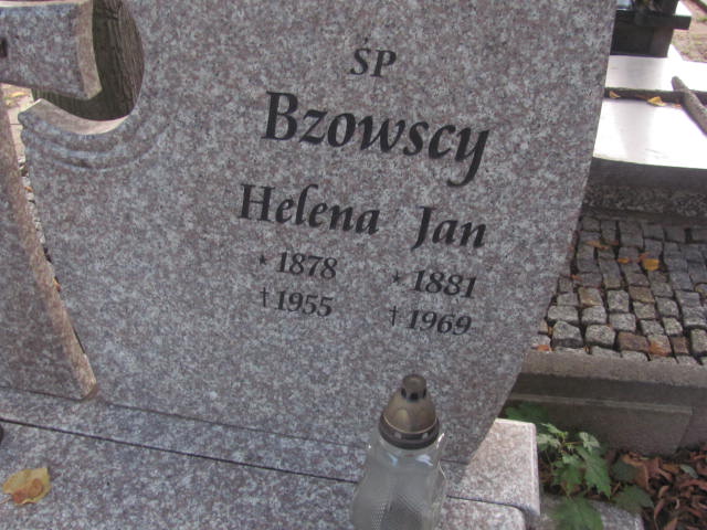 Helena BZOWSKA  1877 Tczew - Grobonet - Wyszukiwarka osób pochowanych