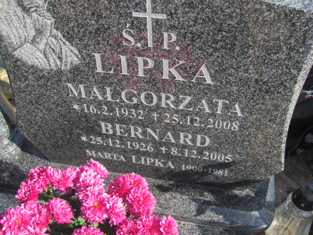 Bernard LIPKA  1926 Tczew - Grobonet - Wyszukiwarka osób pochowanych