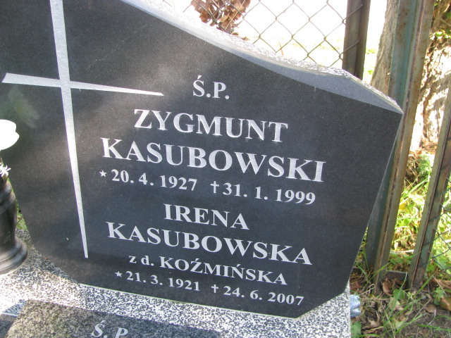 Zygmunt KASUBOWSKI  1927 Tczew - Grobonet - Wyszukiwarka osób pochowanych