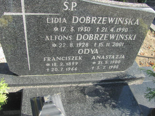 Franciszek ODYGA  1899 Tczew - Grobonet - Wyszukiwarka osób pochowanych