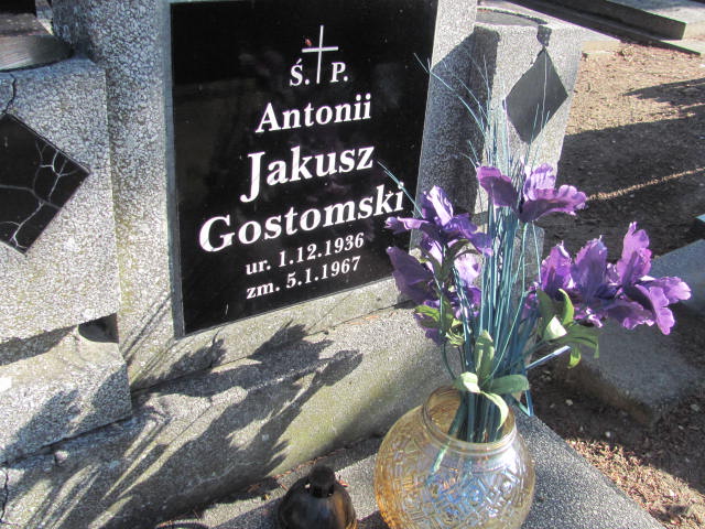 Antonii Jakusz GUSTOWSKI  1936 Tczew - Grobonet - Wyszukiwarka osób pochowanych